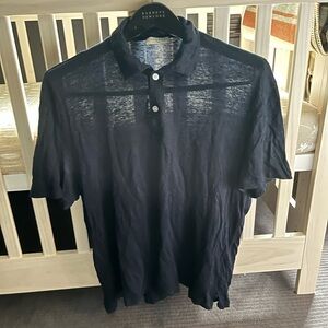 Sandro Men's navy Polo Shirt